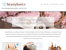 Tablet Screenshot of beautybasics.com.au